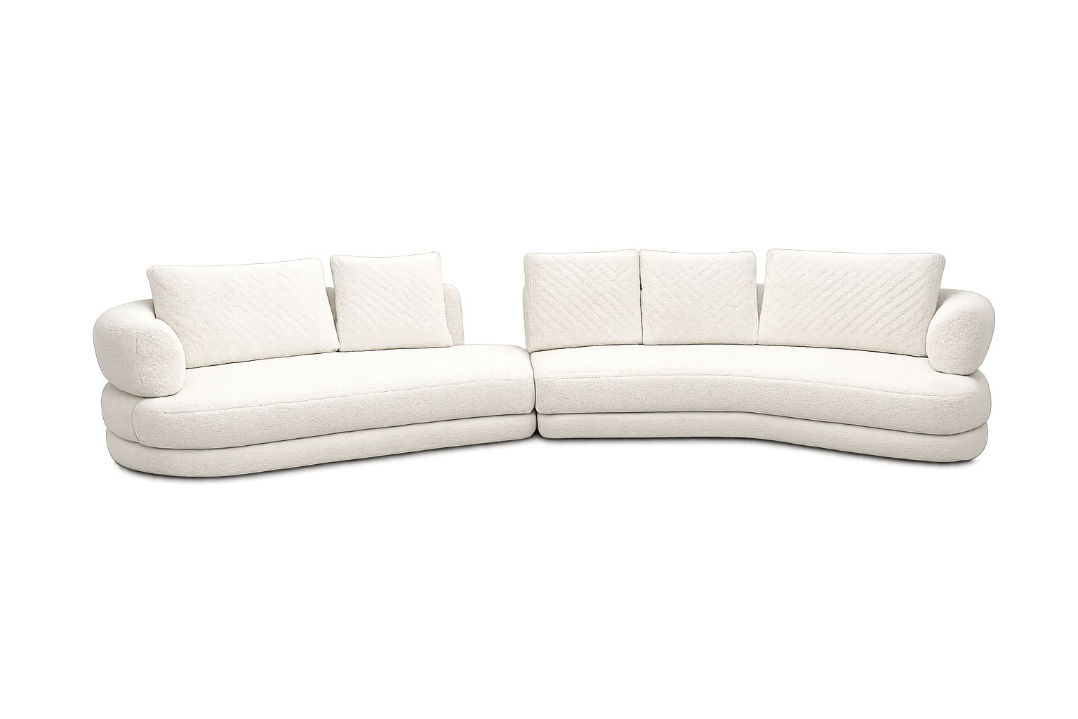Curved Contemporary Sofa
